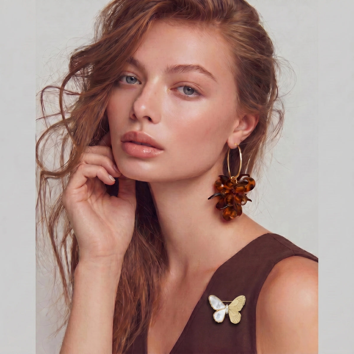Ethereal Butterfly Brooch by Magnolia Luxe