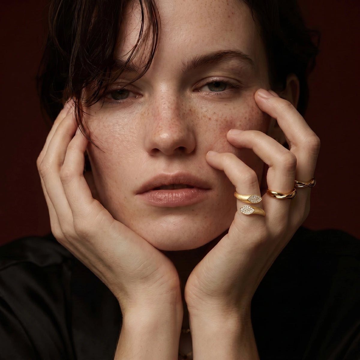 Dual Spark Ring by Magnolia Luxe
